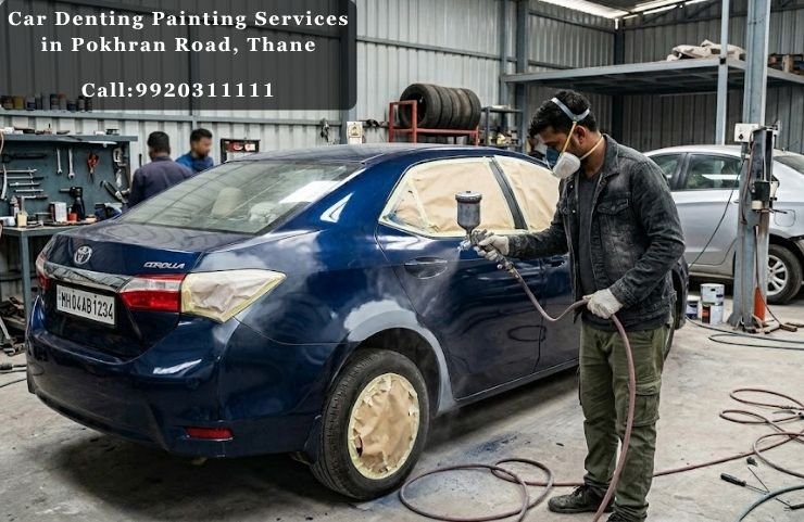 Car Denting Painting Services in Pokhran Road, Thane